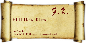 Fillitza Kira névjegykártya