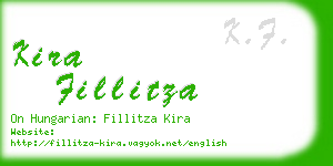 kira fillitza business card